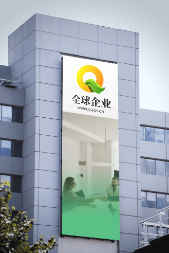 戶外商場廣告牌展示效果-貂女域名海報圖片分享